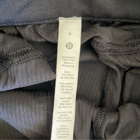 Lululemon Beyond the Studio 7/8 Jogger black size 6 - Picture 9 of 10